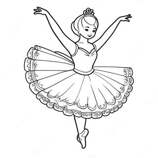 Ballerine Pages À Colorier