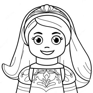 Page De Coloriage Princesse Lego 111730-48018