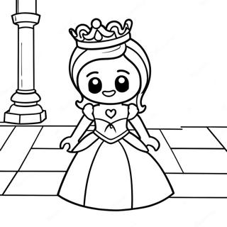 Page De Coloriage Princesse Lego Elegante 111731-48021