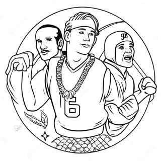 Page De Coloriage De Lesprit Dequipe Des 76ers 111809-48092