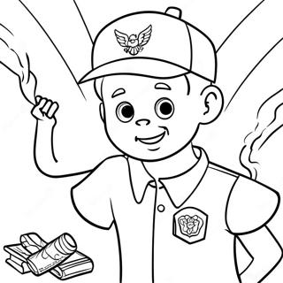 Page De Coloriage Des Activites Amusantes Des Scouts 111860-48127