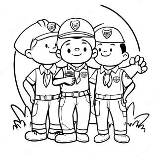 Page De Coloriage De Lamitie Des Scouts 111862-48134