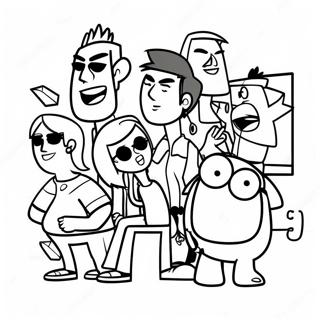 Page De Coloriage Des Moments Droles De Total Drama 111964-48214