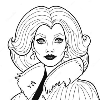 Page De Coloriage De Cruella De Vil 112011-48240