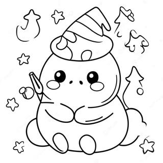 Squishmallow Noël Pages À Colorier