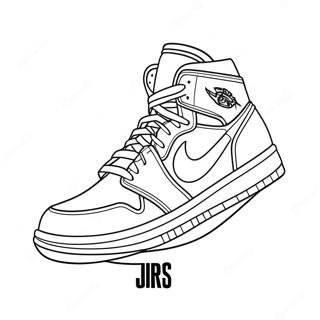 Air Jordan Pages À Colorier