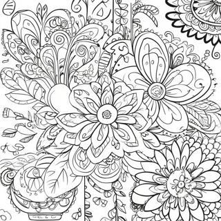 Page De Coloriage Motifs Vibrants Dart Populaire 112192-48384
