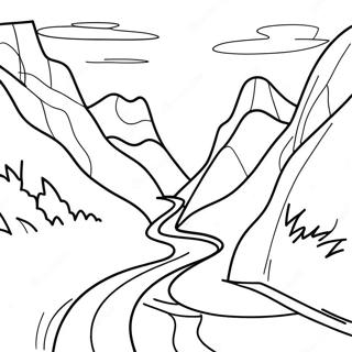 Page De Coloriage De Piste De Montagne Sinueuse 112320-48488