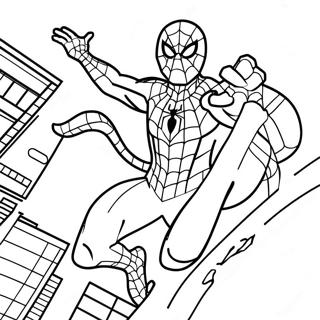 Spiderman Loin De Chez Soi Pages À Colorier