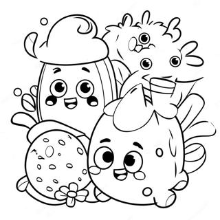 Page A Colorier Des Personnages Shopkins Mignons 11255-2240