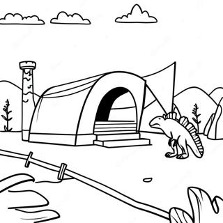 Page De Coloriage Camp Cretace 112573-48678