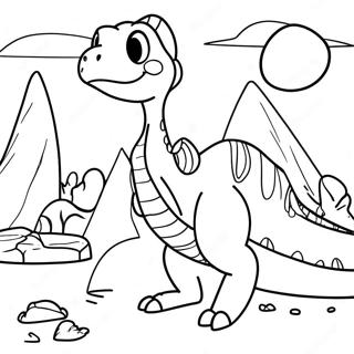 Page De Coloriage Camp Cretace 112573-48679