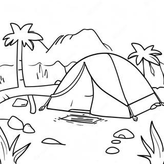 Page De Coloriage Camp Cretace 112573-48680