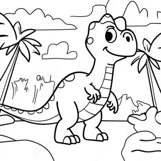 Page De Coloriage Camp Cretace Aventure Dino 112574-48682