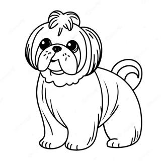 Page De Coloriage De Shih Tzu 112700-48779