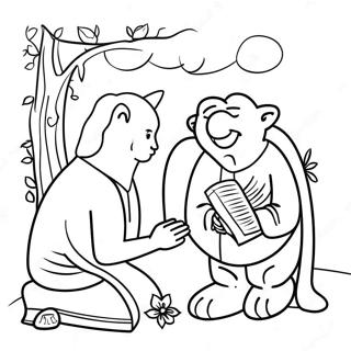Page De Coloriage De Proverbes Sages 112857-49022