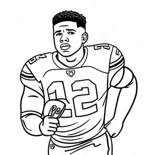 Page De Coloriage De Saquon Barkley 112881-48919