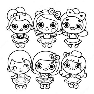 Page De Coloriage Des Personnages Lalaloopsy Heureux 112961-48985