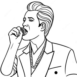 Page De Coloriage De Chanteur 113114-49219