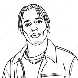 Page De Coloriage De Travis Scott 113190-49280