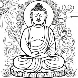 Page De Coloriage De Bouddha 113216-49298