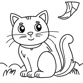 Page De Coloriage De Chat Noir Dhalloween Effrayant 113243-49322