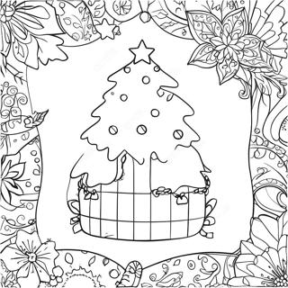 Page De Coloriage Du Calendrier De Lavent Festif 113295-49362