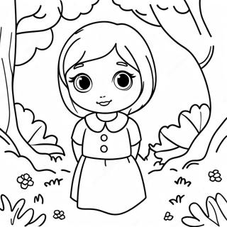 Page De Coloriage De Sophie Dans La Foret Enchantee 113423-49462