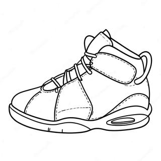 Page De Coloriage De Chaussures De Basketball 113627-49618