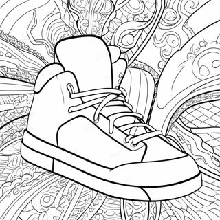 Page De Coloriage De Chaussures De Basketball 113627-49619