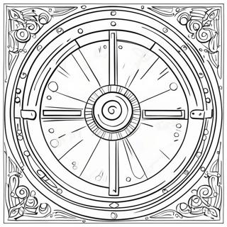 Page De Coloriage Grande Porte De Coffre 113709-49693