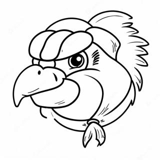 Page De Coloriage Mascotte Iowa Hawkeyes 113731-49703