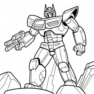 Page De Coloriage De Megatron En Forme De Robot 113786-49755