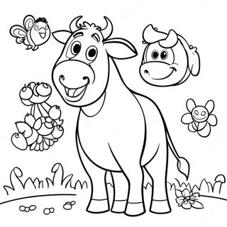 Page De Coloriage Ferdinand Avec Des Amis 113863 49809