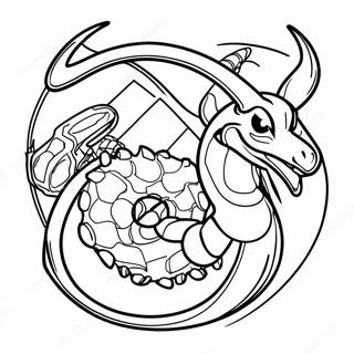 Page De Coloriage De Mega Rayquaza 113937 49858