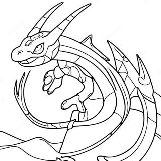 Page De Coloriage De Mega Rayquaza 113937 49860