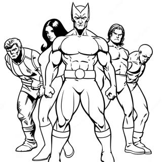 Page De Coloriage X Men 113989-49899