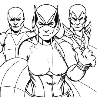 Page De Coloriage X Men 113989-49900
