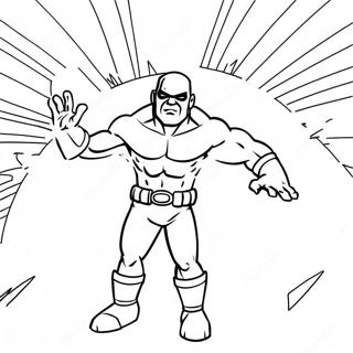 Page De Coloriage Cyclope Tirant Des Rayons Laser 113992-49910