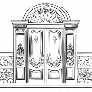 Page De Coloriage Portes 114091-49979