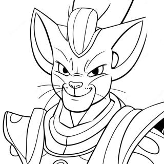 Page De Coloriage Beerus Avec Whis 114119-50008