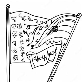 Drapeaux Du Mois Du Patrimoine Hispano Pages À Colorier