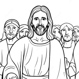 Page De Coloriage De Jesus Guerit 114219-50079