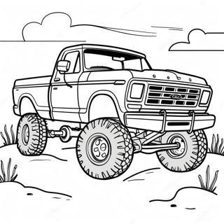 Page De Coloriage De Camion Ford Sureleve Tout Terrain 114245-50103