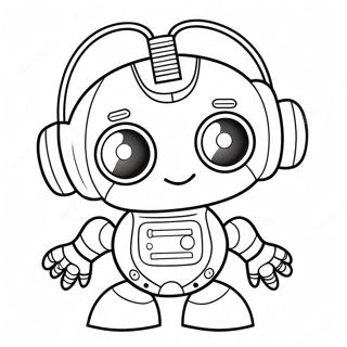 Page A Colorier Du Robot Mignon 11425-498