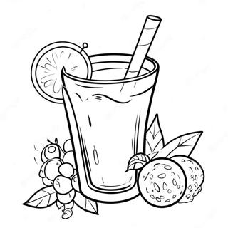 Page De Coloriage De Jus De Fruits Petillant 114476-50282