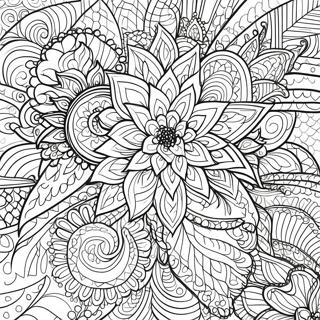 Page De Coloriage Motif Henna 114579-50360