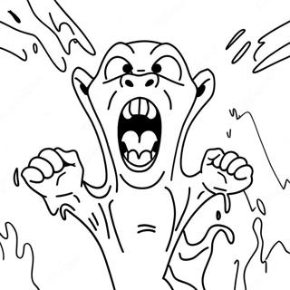 Page De Coloriage De Cri De Monstre 114713-50474