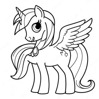 Célestia Mon Petit Poney Pages À Colorier