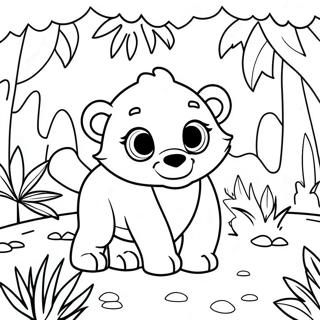 Page De Coloriage Daventure Excitante Dans La Jungle 114839-50562